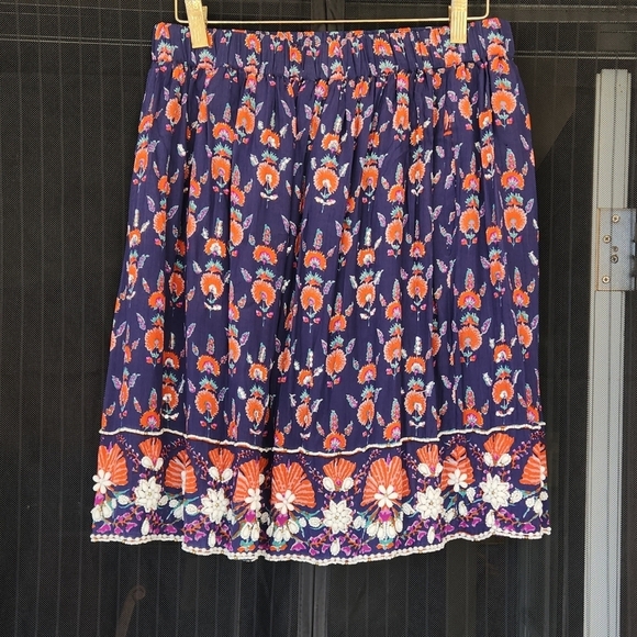 Anthropologie Adela Beaded Skirt Maeve - Picture 3 of 6